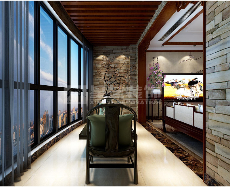 天池山240平陽(yáng)臺(tái)裝修效果圖