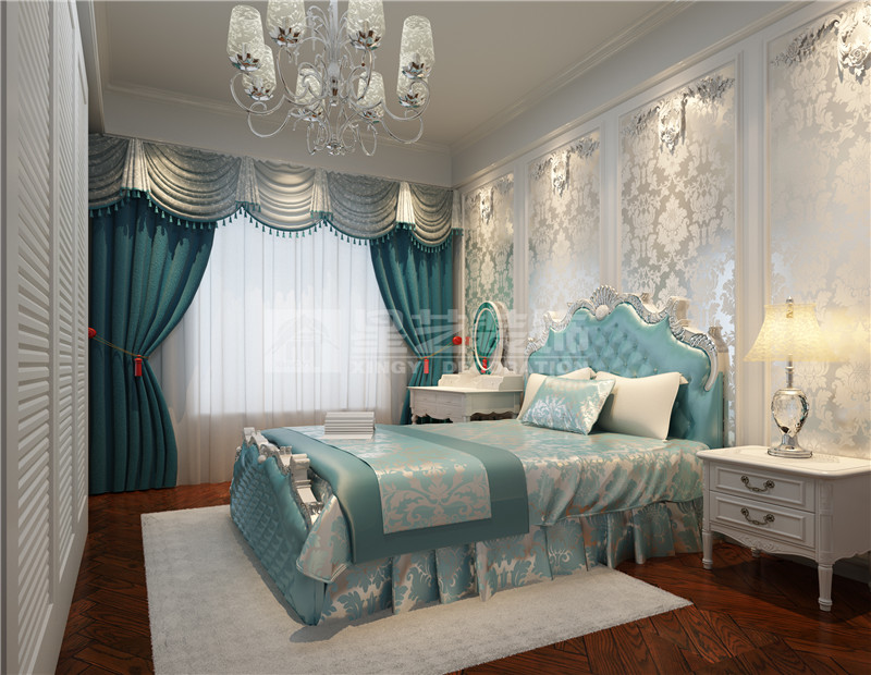 領(lǐng)世郡一號178平兒童房裝修效果圖