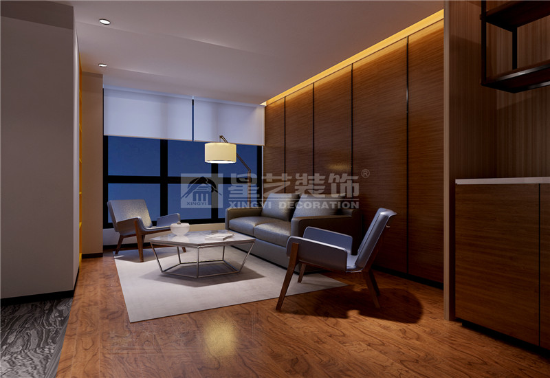 歐日電梯公司1300平休閑區(qū)裝修設(shè)計效果圖