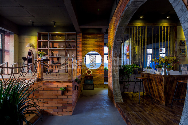 漢軍五象一號空中體驗館160平船艙區(qū)裝修設(shè)計實景圖