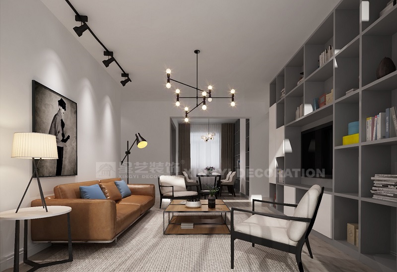 南寧裝修公司星藝裝飾北歐風格客廳射燈 南寧裝修公司星藝裝飾北歐風格客廳射燈