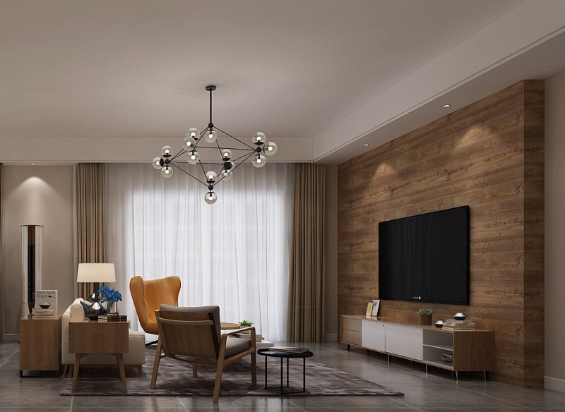 南寧裝修公司星藝裝飾北歐風格客廳射燈 南寧裝修公司星藝裝飾北歐風格客廳射燈