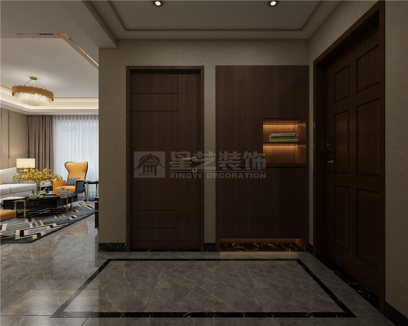 華潤(rùn)二十四城140平入戶裝修效果圖