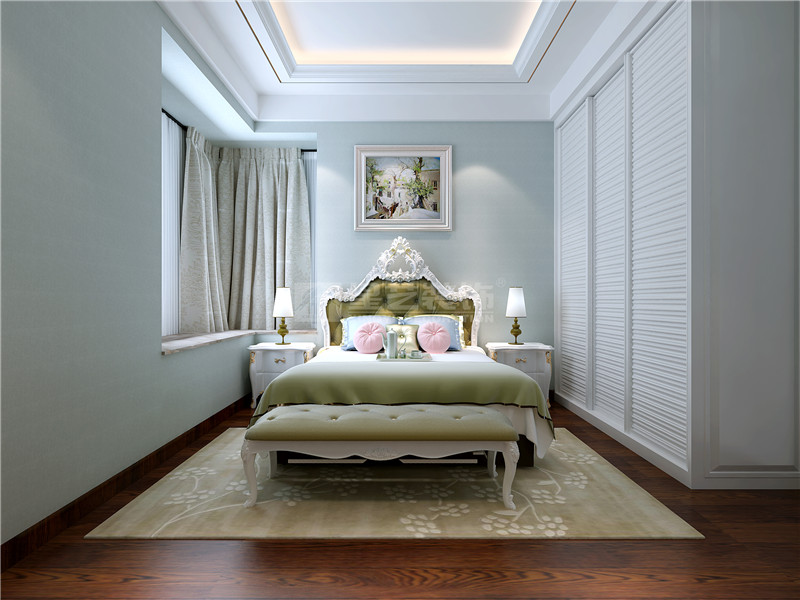 萬達茂149平臥室裝修效果圖