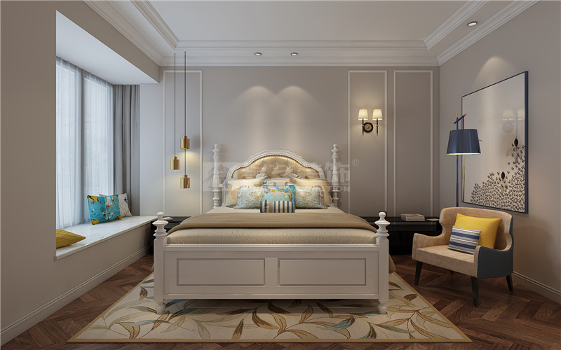 天譽花園89平臥室裝修效果圖
