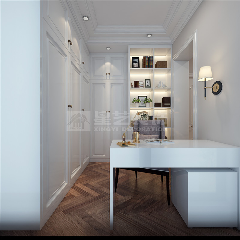 天譽花園89平書房裝修效果圖