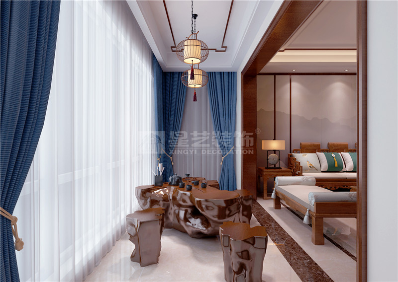 綠地中央廣場(chǎng)150平陽臺(tái)裝修效果圖