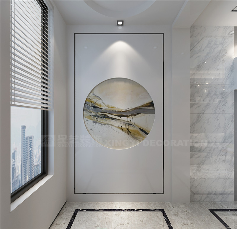 合景天匯158平入戶玄關裝修效果圖