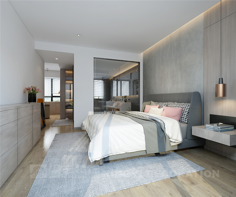 華發(fā)國賓壹號120平臥室裝修效果圖