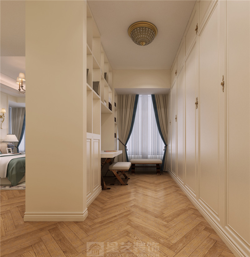 萬達茂120平衣帽間裝修效果圖