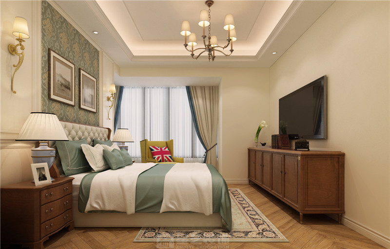 萬達茂120平臥室裝修效果圖