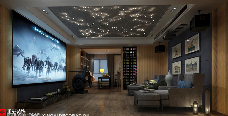 江灣山語(yǔ)城260影音室裝修效果圖