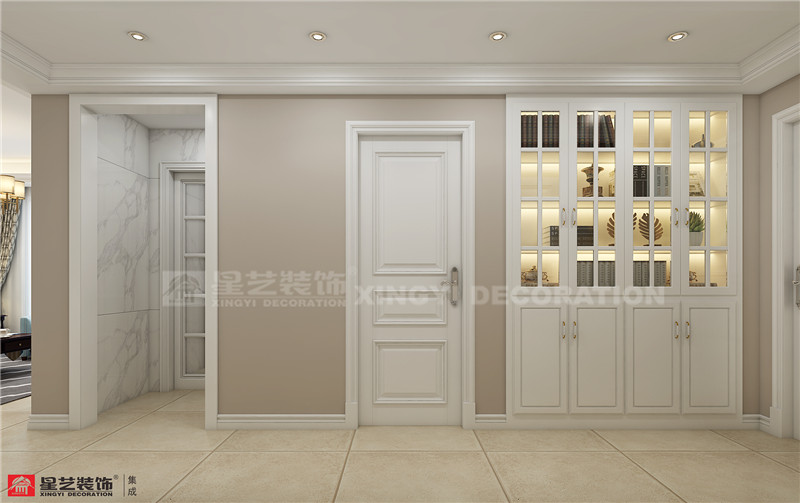 華潤(rùn)二十四城126平過(guò)道裝修效果圖