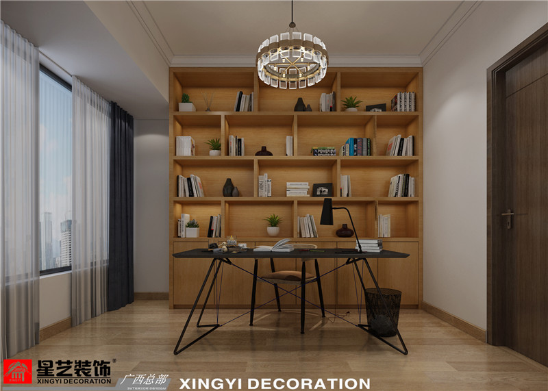 萬達(dá)茂130平書房裝修效果圖