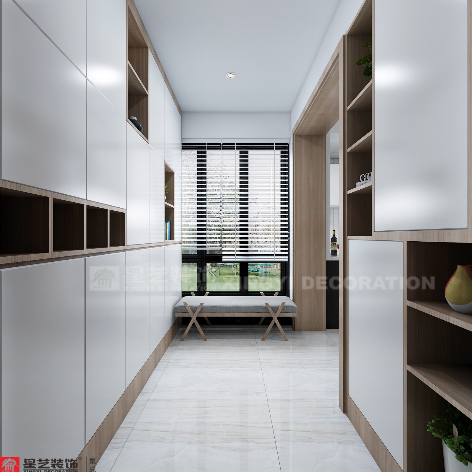 農科院120平入戶裝修效果圖