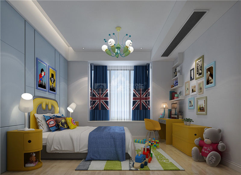 華發(fā)國(guó)賓壹號(hào)180平兒童房裝修效果圖