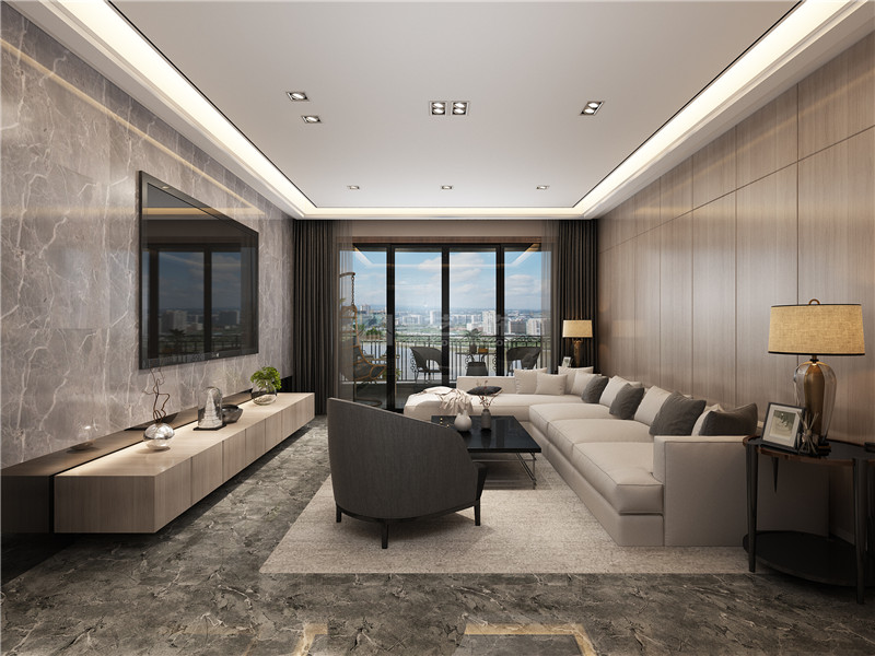 萬達茂 144平客廳裝修效果圖