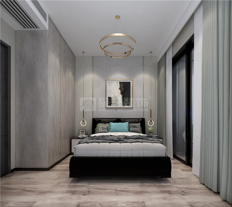 華發(fā)國(guó)賓壹號(hào) 140平次臥裝修效果圖