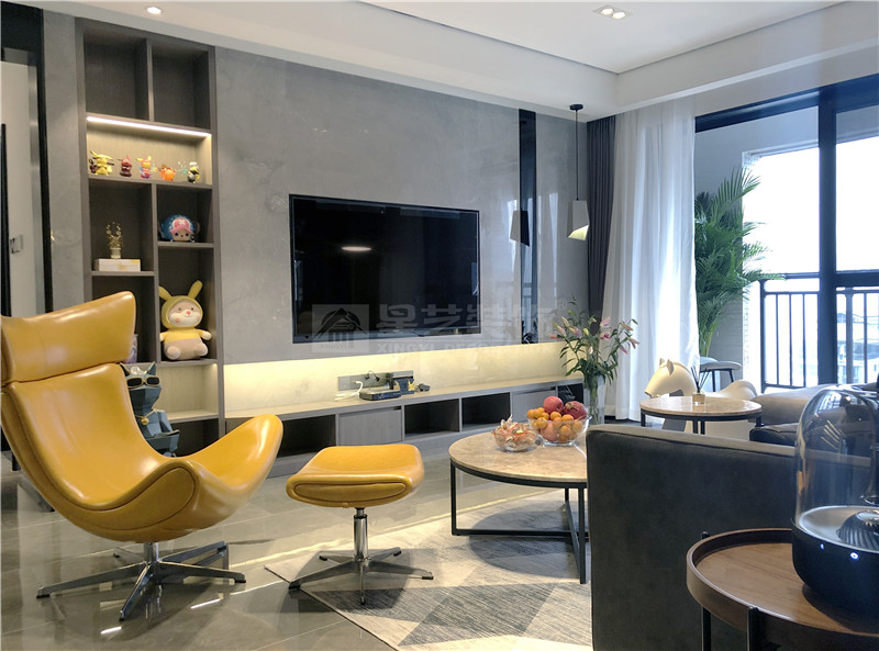 金源一品 165平客廳裝修實景圖