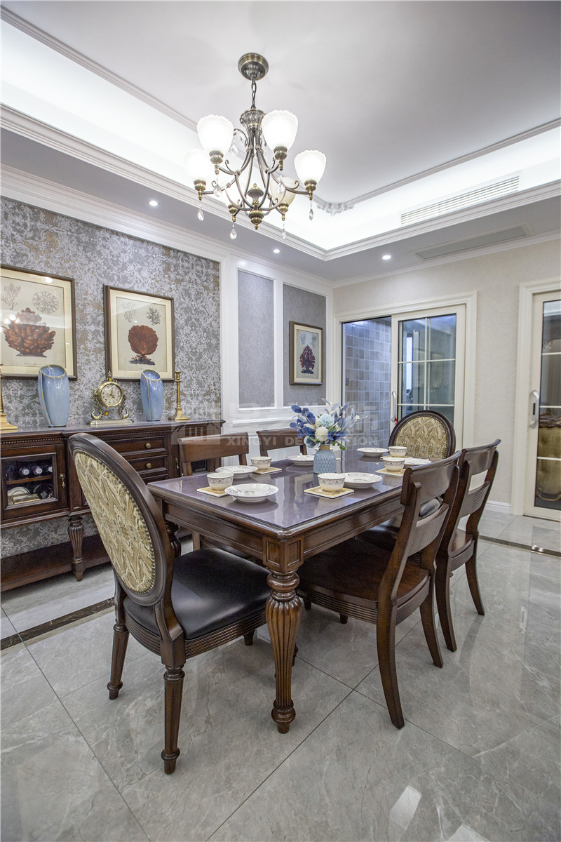 美泉1612 140平餐廳裝修效果圖