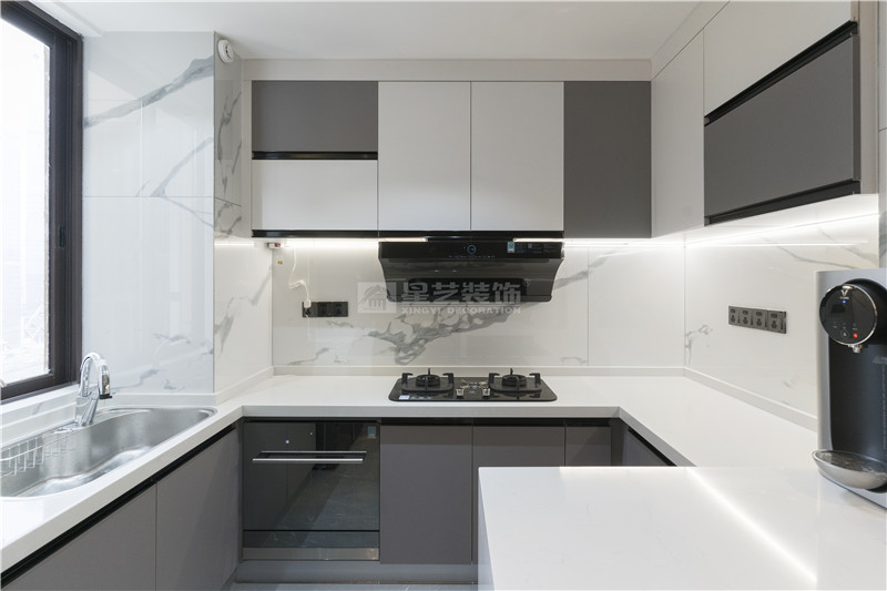 廣源大都會120平廚房裝修實景圖