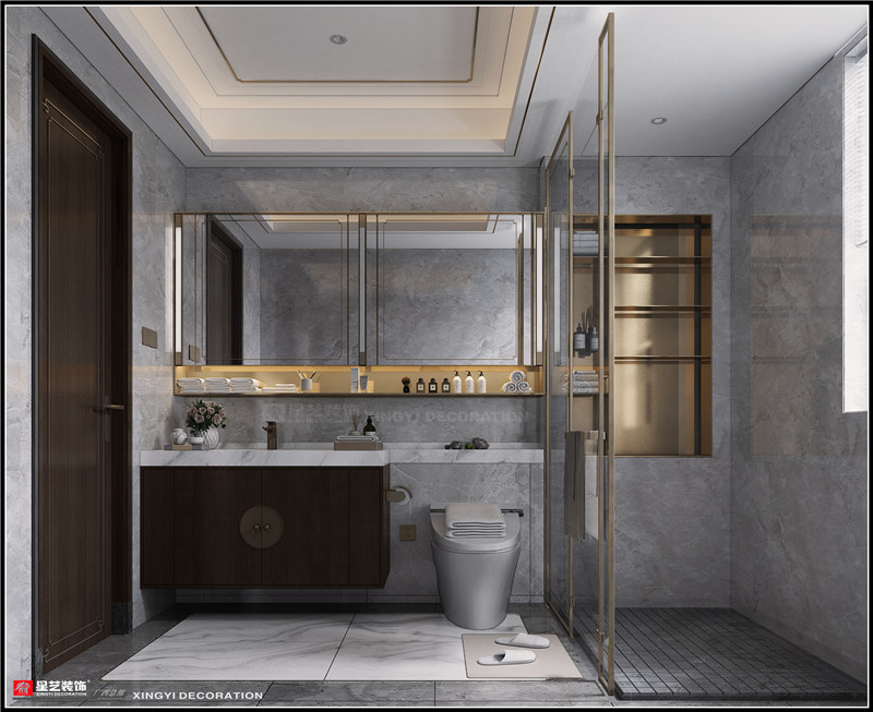 翡翠時光97平主衛(wèi)裝修效果圖
