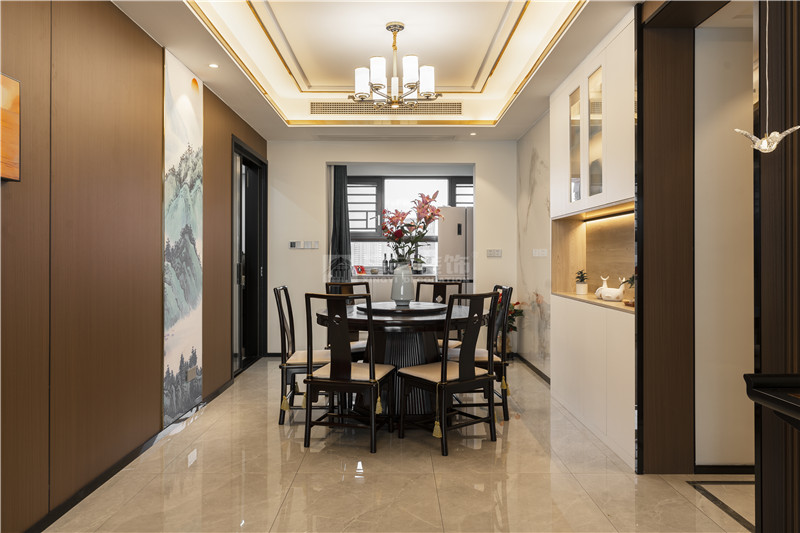 冠江墅 170平餐廳裝修實景圖