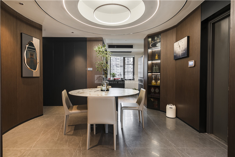 冠江墅 150平餐廳裝修實(shí)景圖