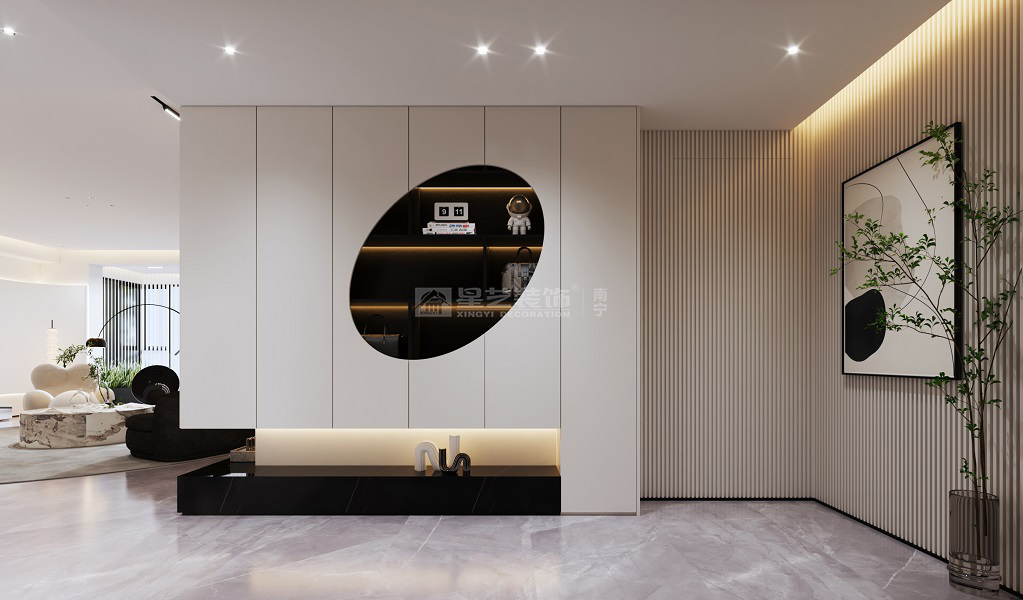 嘉和城依云灣290平玄關裝修效果圖