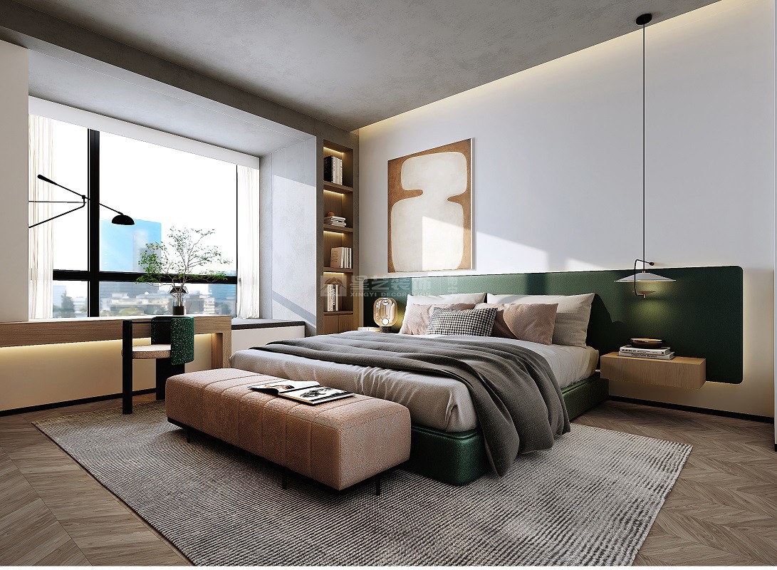 春江明月230平現(xiàn)代風(fēng)格臥室裝修效果圖