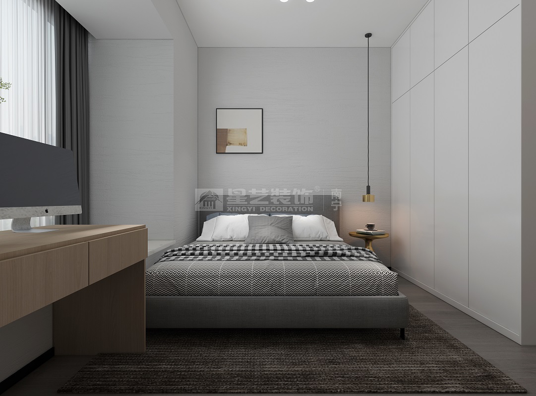 翡翠時光128平現(xiàn)代風(fēng)格臥室裝修效果圖