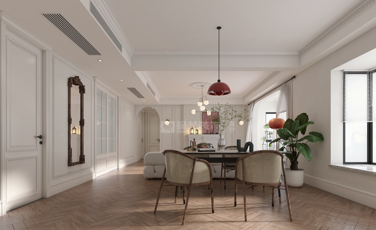 名門(mén)天境134平法式風(fēng)格餐廳裝修效果圖