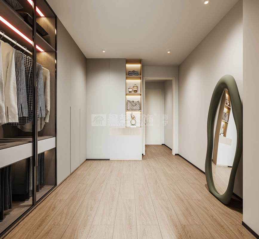 建發(fā)央著65平loft現代風格衣帽間裝修效果圖