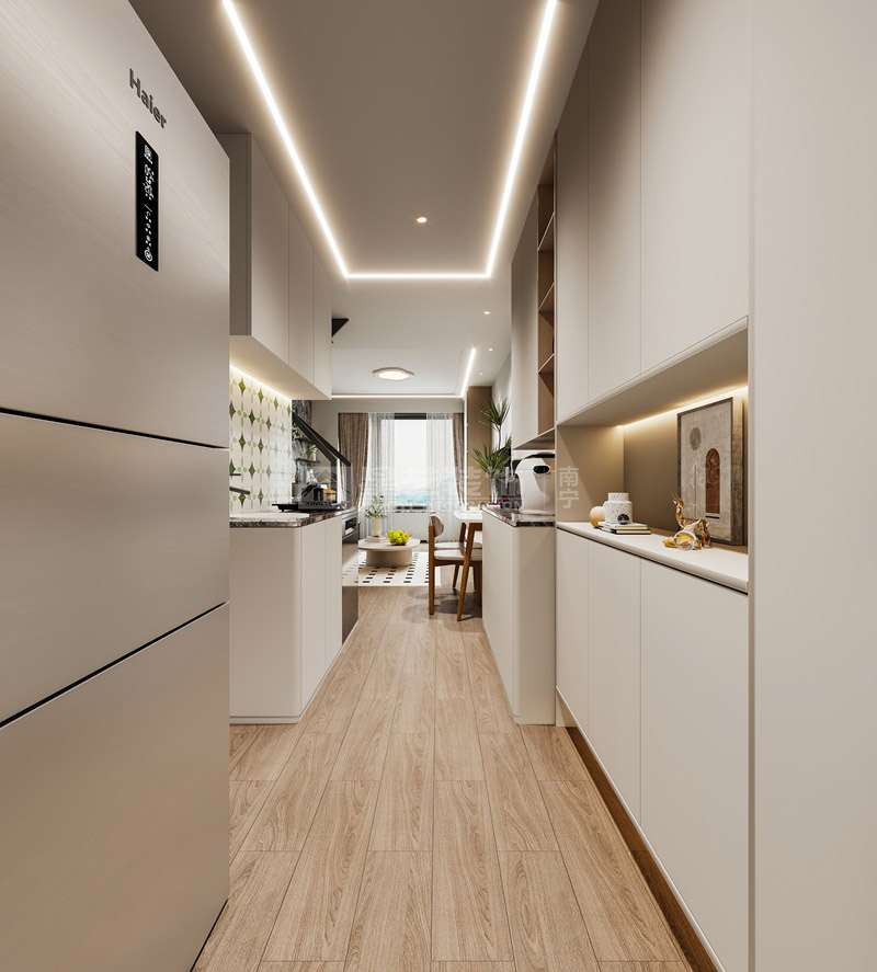 建發(fā)央著65平loft現代風格入戶玄關裝修效果圖