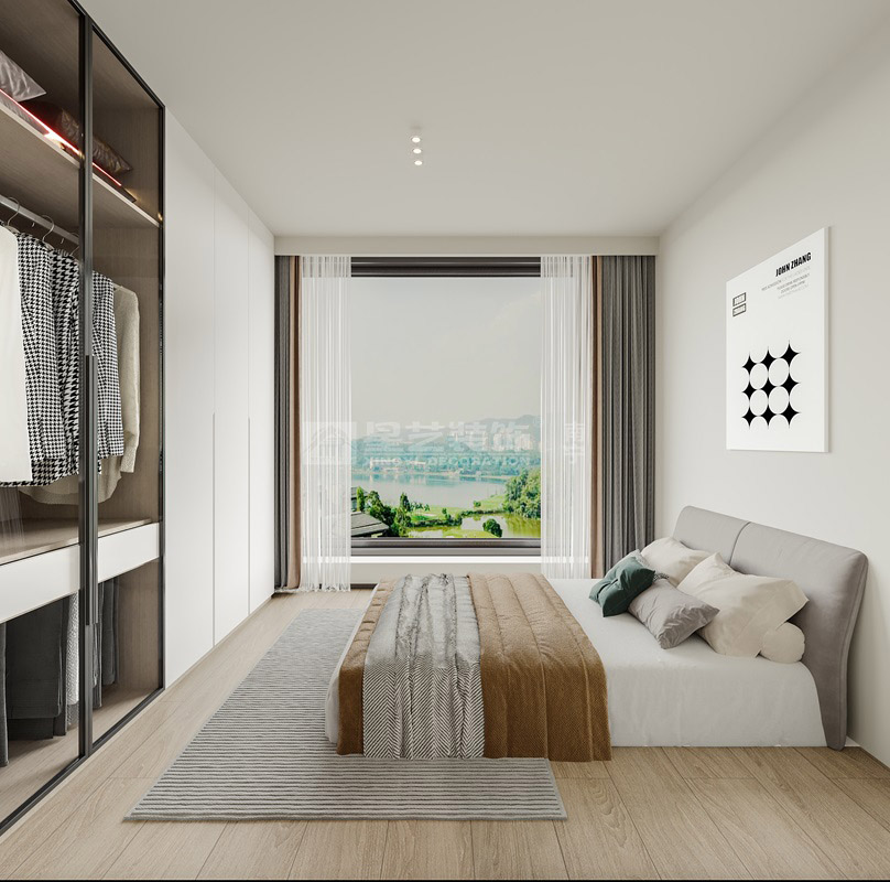 建發(fā)央著65平loft現代風格客廳裝修效果圖