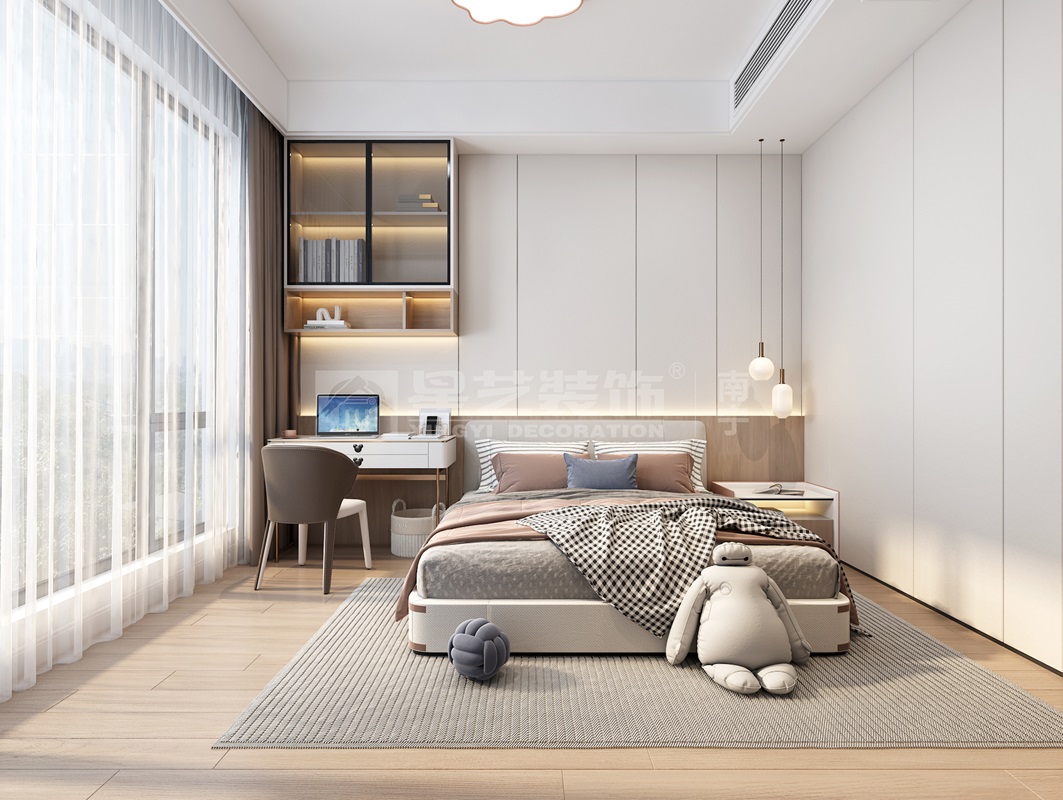 建發(fā)印月350平現(xiàn)代風格臥室裝修效果圖