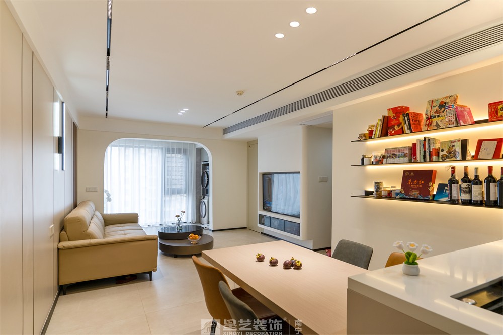 錦繡銘城80平現代簡約餐廳裝修完工實景