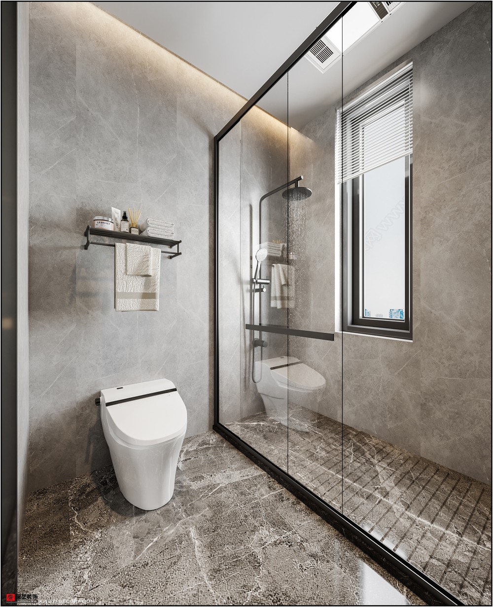 建發(fā)五象印月167平現(xiàn)代簡(jiǎn)約公衛(wèi)裝修效果圖