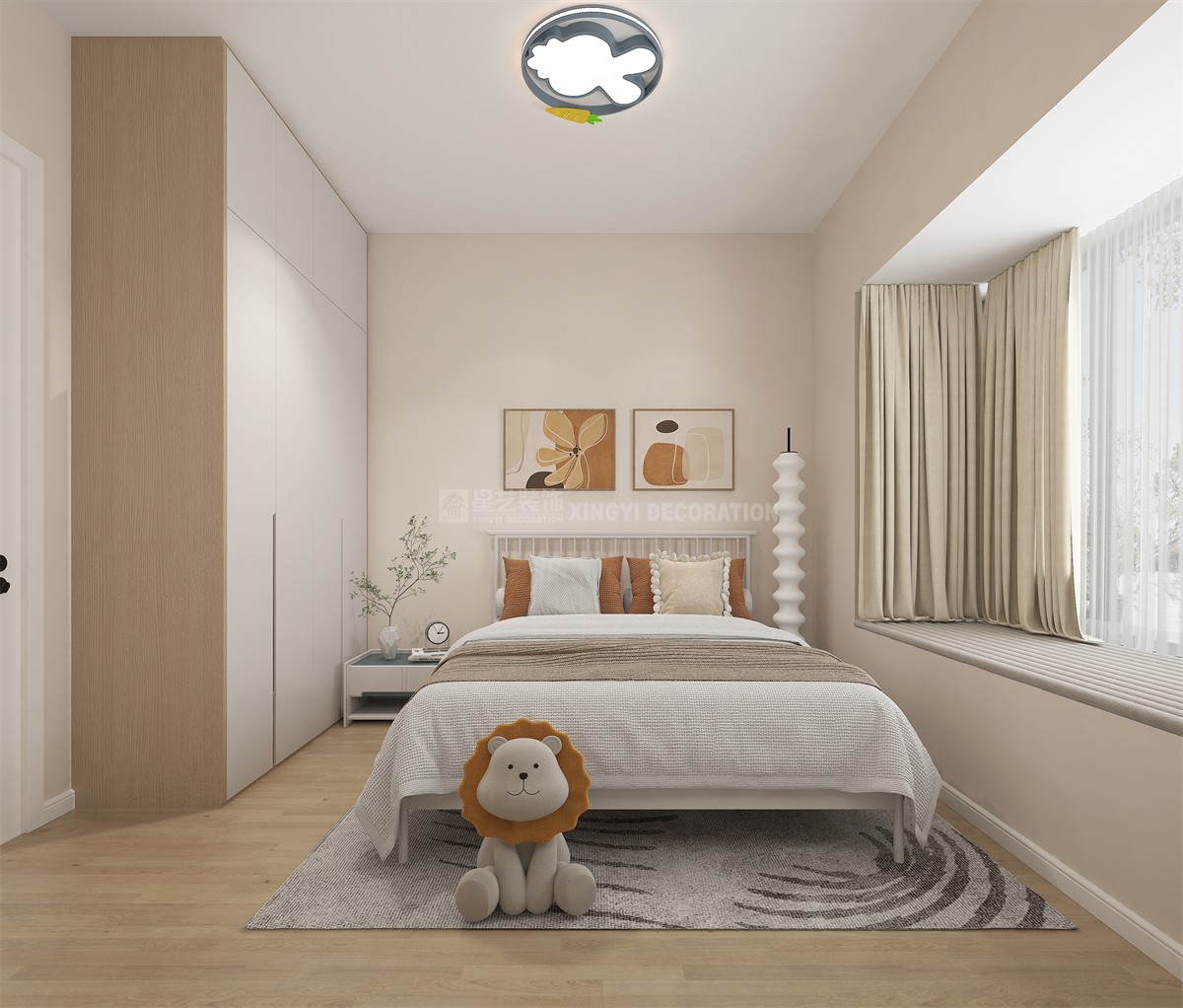 龍光天耀96平臥室裝修效果