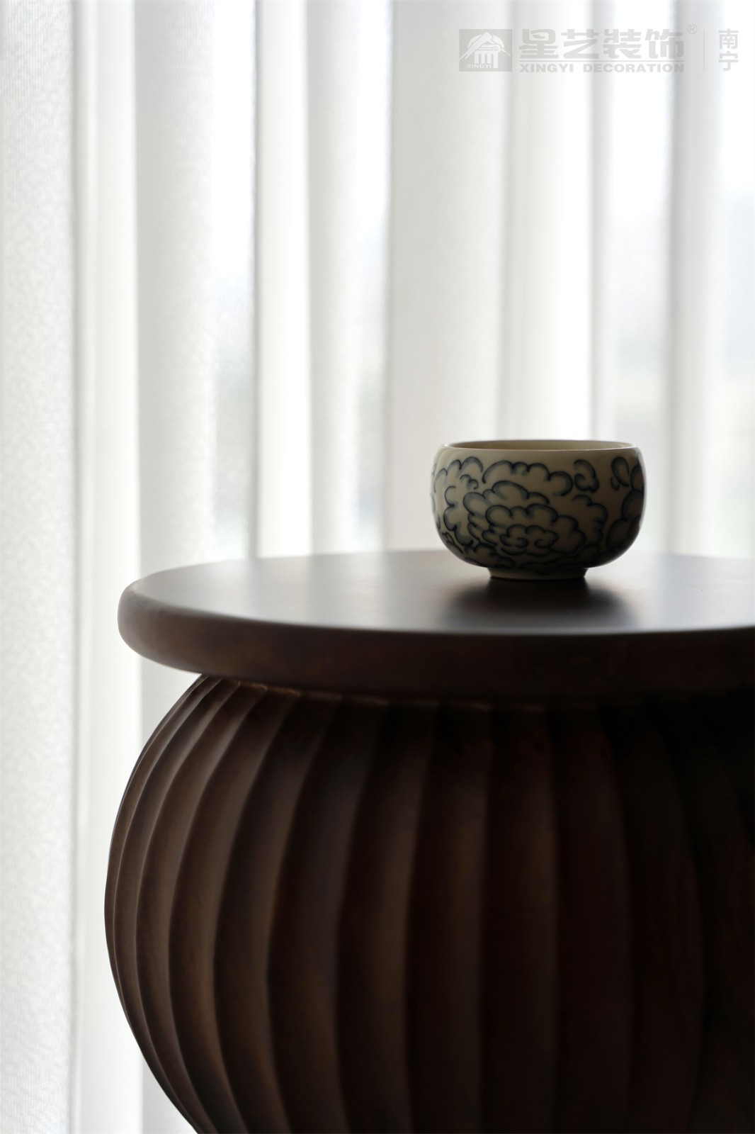 華潤西園潤府143平意式輕奢陽臺裝修完工實(shí)景圖