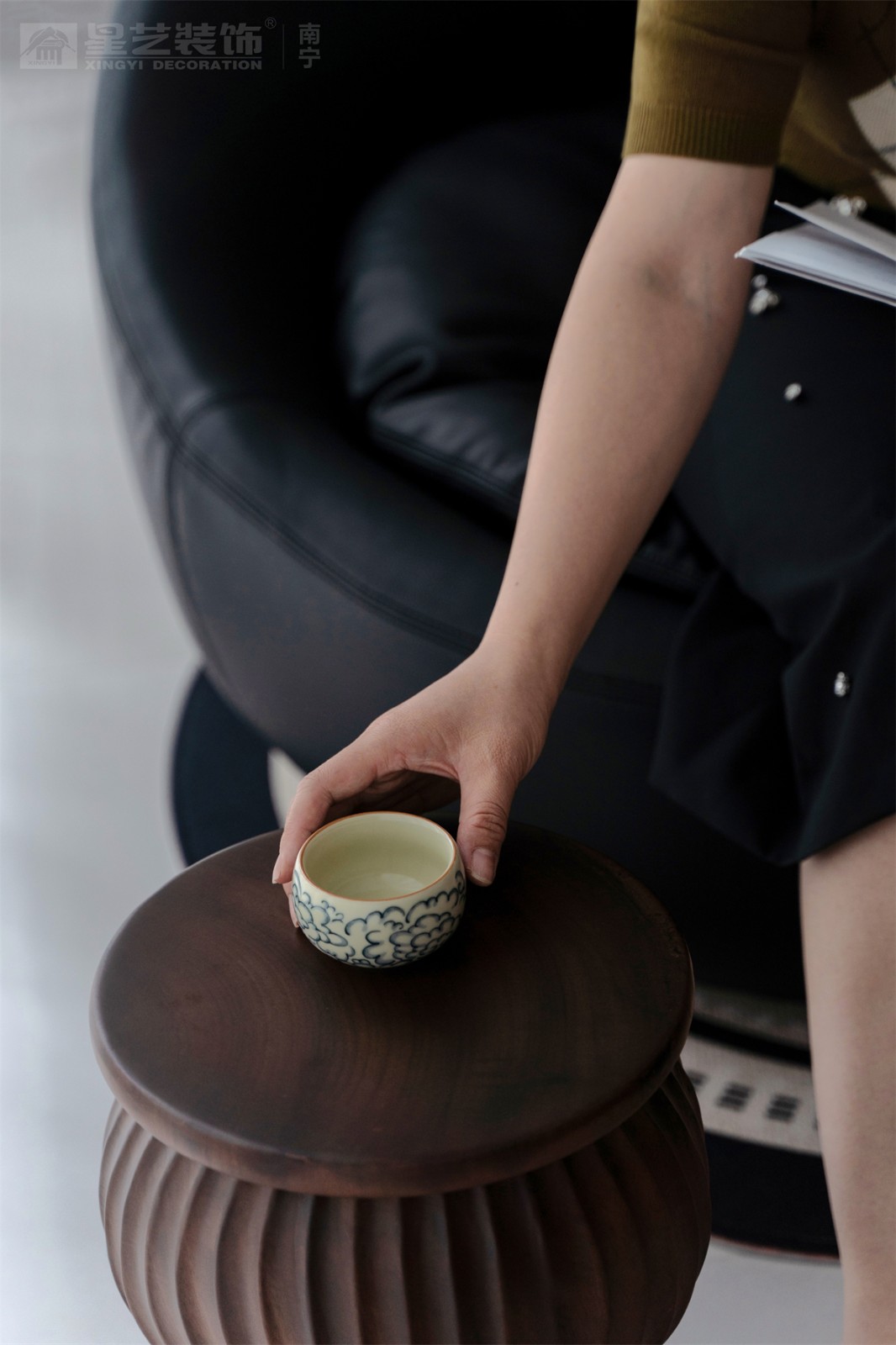 華潤西園潤府143平意式輕奢陽臺裝修完工實(shí)景圖