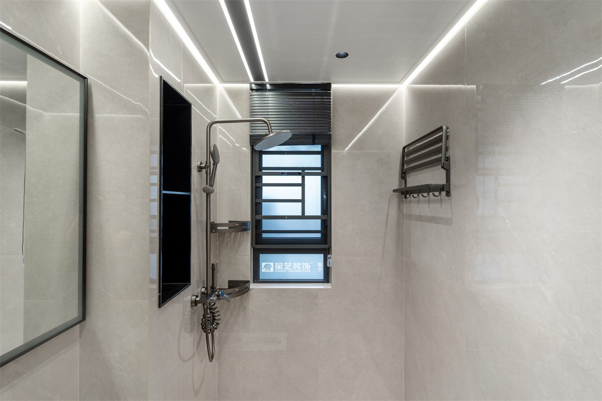 華潤西園潤府143平意式輕奢衛(wèi)生間裝修完工實(shí)景圖