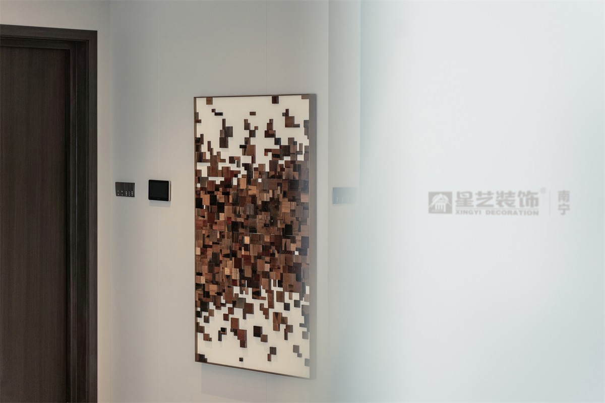 華潤西園潤府143平意式輕奢入戶裝修完工實(shí)景圖