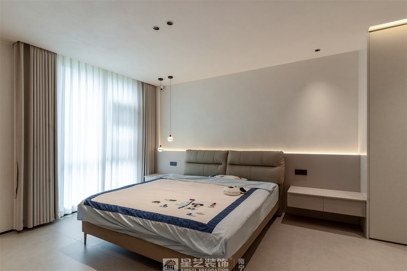 盛世江山300平中古風(fēng)臥室裝修完工實(shí)景圖